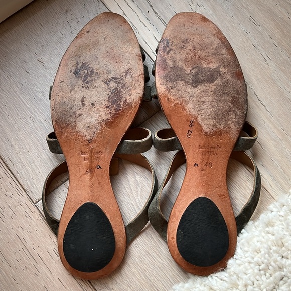 Beautiful green cydwoq sandals - Picture 5 of 6